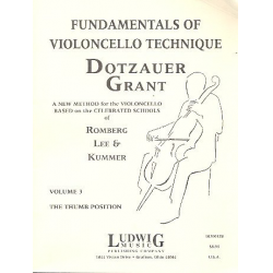 Fundamentals of violoncello technique vol.3 : - Francis Grant