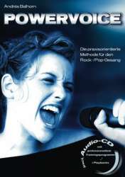 Powervoice (+CD) - Praxisorientierte Methode für den Rock-Pop-Gesang - Andres Balhorn