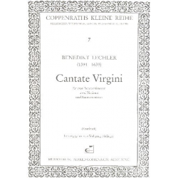 Cantate virgini (2 Soprane, 2 Violinen und BC) - Benedikt Lechler