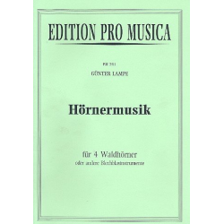 Hörnermusik für 4 Waldhörner - Günter Lampe