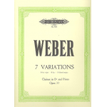 7 Variationen op.33 für Klarinette & Klavier - Carl Maria von Weber