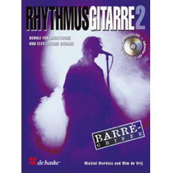 Rhythmusgitarre Band 2 (+CD) : Schule - Michiel Merkies