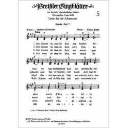 Preißler Singblätter 5 - Franz Biebl