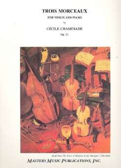 3 morceaux op.31 : for violin and piano