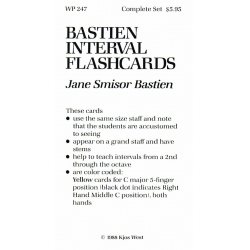 Bastien Interval Flashcards - Jane Smisor Bastien
