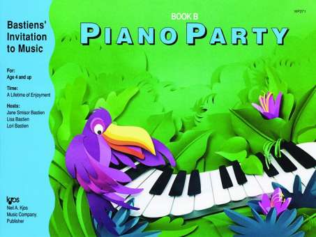 Bastiens Invitation to Music : Piano Party - Schoolbook Book B (english)