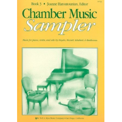 Chamber Music Sampler for piano, violin and cello : Book 3 - Diverse / Arr. Joanne Haroutounian