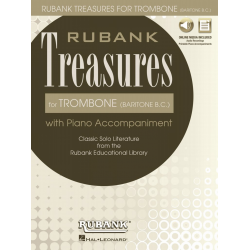 Rubank Treasures for Trombone (Baritone B.C.) - Himie Voxman