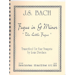 Fuge G-Moll BWV 578 - Johann Sebastian Bach / Arr. Louis Davidson