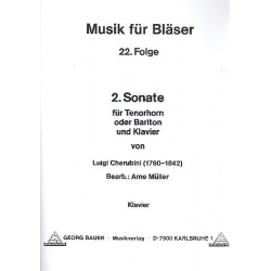 2. Sonate für Tenorhorn od. Bariton & Klavier - Luigi Cherubini / Arr. Arne Müller