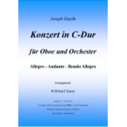 Konzert in C-Dur für Oboe und Orchester - Franz Joseph Haydn / Arr. Willibald Tatzer