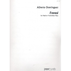 Frenesi : for pedal or troubadour harp - Alberto Dominguez