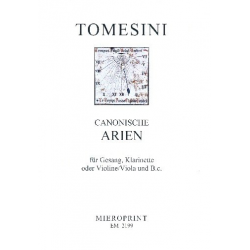 Canonische Arien - Giovanni Paolo Tomesini / Arr. Winfried Michel