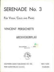 Serenade Nr.3 : für Violine, - Vincent Persichetti
