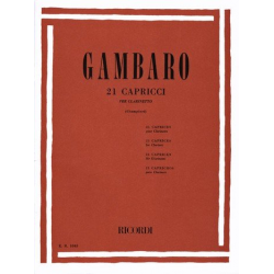 21 capricci per clarinetto - Vincenzo Gambaro / Arr. Alamiro Giampieri