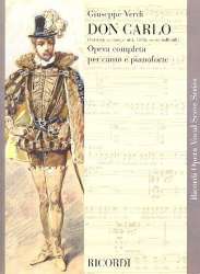 Don Carlo (5 Akte) : Klavierauszug - Giuseppe Verdi