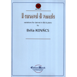 Il carnevale di Venezia für Klarinette und Klavier - Bela Kovács