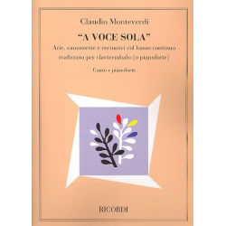 A voce sola : - Claudio Monteverdi
