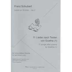11 Lieder nach Texten von Goethe - Franz Schubert