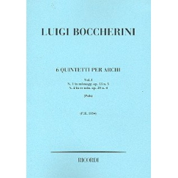 6 Streichquintette Band 1 (Nr.1-2) : - Luigi Boccherini
