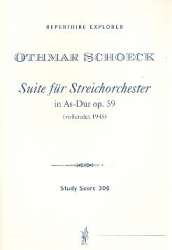 Suite As-Dur op.59 : - Othmar Schoeck