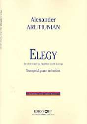 Elegy for trumpet (flugelhorn) and strings - for trumpet and piano - Alexander Arutjunjan