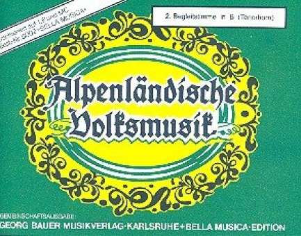 Alpenländische Volksmusik - 21 Begleitstimme in Bb 2