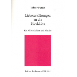 Liebeserklärungen an die Blockflöte - Viktor Fortin