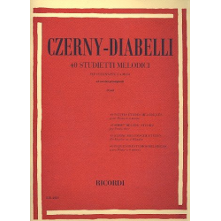 40 kleine melodische Etüden : für Klavier - Carl Czerny
