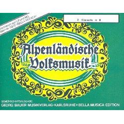 Alpenländische Volksmusik - 04 Klarinette 2 Bb - Herbert Ferstl