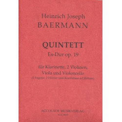 Klarinettenquintett Es-Dur Op. 19 - Heinrich Joseph Baermann