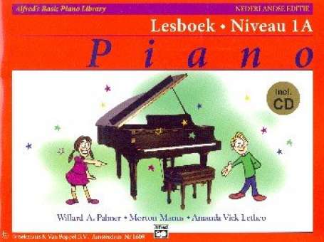 Alfred's basic Piano Library - Lesboek niveau 1A (+CD) :