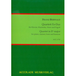 Quintett Es-Dur Für Klavier und Bläser Op. 1 - Franz Berwald
