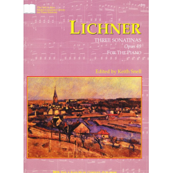 Lichner: Drei Sonatinen, op. 49 / Three Sonatinas, op. 49 - Heinrich Lichner / Arr. Keith Snell