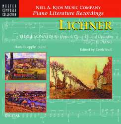 CD: Lichner: Sonatinen op. 4, 49, 65 - Keith Snell