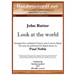 Look at the world - John Rutter / Arr. Paul Noble