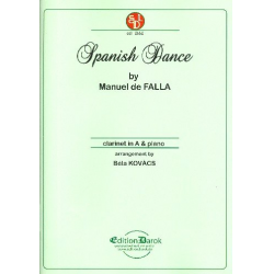 Spanish Dance für Klarinette in A und Klavier - Manuel de Falla