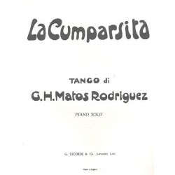 La cumparsita : Tango per pianoforte - Gerardo Hernan Matos Rodriguez