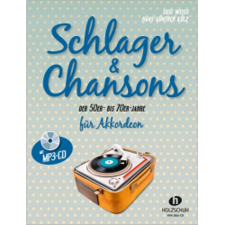 Schlager und Chansons der 50er- bis 70er-Jahre (+mp3-CD) :