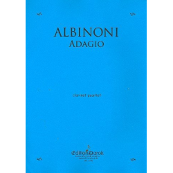 Adagio for 3 clarinets and bass clarinet - Tomaso Albinoni