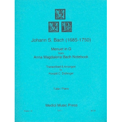 Menuet G major from A.M. Bach Notebook - Johann Sebastian Bach / Arr. Ronald C. Dishinger