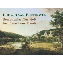 Symphonies nos.6-9 : for piano 4 hands - Ludwig van Beethoven