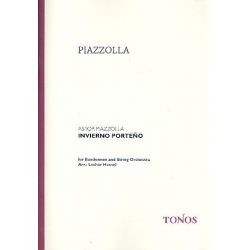Invierno porteno for bandoneon and string orchestra - score - Astor Piazzolla