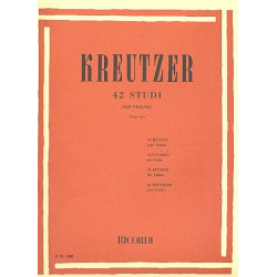 42 Etüden : für Violine - Rodolphe Kreutzer