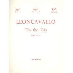 Tis the Day : for high voice and piano - Ruggero Leoncavallo