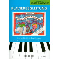 Meine lustige Blockflöte - Klavierbegleitung - Richard Voss