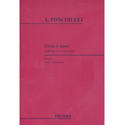 Cielo e mar : per tenore e pianoforte - Amilcare Ponchielli