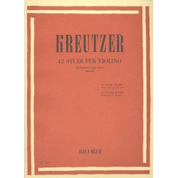 Studi per violino : trascritti per viola - Rodolphe Kreutzer