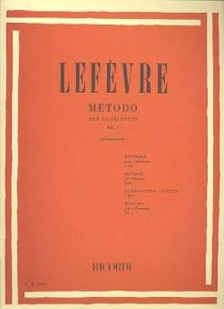 LEFÈVRE - Metodo per clarinetto vol.1