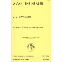 Avak the Healer : for soprano, - Alan Hovhaness
